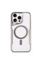 Ilkeshop New iPhone 15 Pro Case Boyi Magsafe Silicone Cover (144921) - Silver