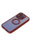 Ilkeshop New iPhone 15 Pro Max Case Slot Silicone (165016) - Red - 4