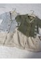 Baby Boy & Kids 2-Piece Set - 100% Natural Cotton Knitted Shirt and Suspender Shorts - Green - 5