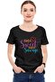 Women's Printed Design T-Shirt(KINDA SWEET KINDA SAWAGE)| Round Neck Regular Fit T-shirt