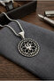 Minimalist Style Stainless Steel Men's Necklace with Spear Figure - 2
