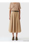 Beli Belted Poplin Pleated Skirt - 2