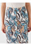 Slim Fit Patterned Women's Pencil Skirt - 3