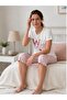 Women's Capri Pajama Set Wild Love - 4