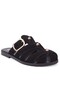 Dza07-10620021 Black Daily Orthopedic Sports Women's Slippers