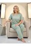 Plus Size Lycra Viscose Women's Pajama Set - 4