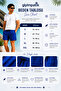 Men's Orange Surf Patterned Sea and Beach Shorts - 6