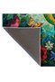 Sdt Exotic Nature Themed Hummingbird Bird Patterned Colorful Woven Base Decorative Carpet Sdt1300 - 5