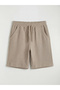Lcw Kids Brown Crew Neck Short Sleeve Boys' Waffle Set - 5
