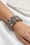 Stone-Encutured Evening Dress Stylish Clamp Bracelet - 2