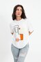 T-shirt Geometric Pattern - Ecru - 2