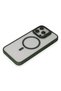 Zengemtx iPhone 15 Pro Case Roblox Lens Magsafe Stand Cover - (135440) Dark Green - 4