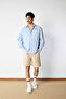 Oversize Shirt with Pocket and Embroidery Detail - 5