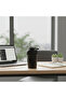 Elegant Black Plastic Water Bottle with Stylish H! Print Design – 350 ml - 2