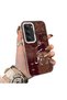 Redmi 15 5g Compatible Silicone Edge Hard Back Anti-Fall Phone Case with Carpet Pattern