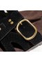Women's Suede Slippers with Gold Buckle, Soft Sole, Stylish, Comfortable, Casual Summer Sandal Slippers - 2