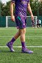 565H Men's Sock-Style Astroturf Field Shoes Purple