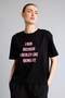 Cotton Comfort Fit Crew Neck Printed Sportsman Short Sleeve Black T-Shirt H8515Ax26Sm - 3