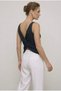 Twist Knot Detailed Premium Women's Knitwear Blouse – V-Neck Knit Textured Stylish Cropped Design - 4
