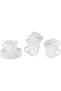 DC3401 Opalware Cup and Saucer Set 12-Pieces - 5