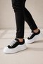 Jy507 Dara Lace-Up Suede Leather Men's Casual Sneaker Shoes Scbt Black/White - 3