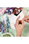 Cat Patterned 12-Piece Crochet Set – Ergonomic Crochet Hooks and Accessories Fully Equipped Knitting Kit with Bag - 5