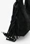 Tinela Women's Daily Bag - Black Suede - 4