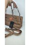 Women's Desing Modern Molded Bag with Hidden Eyelets and Lining 17X28Cm - 4