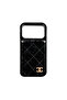 Black Leather Phone Case Dk448 iPhone 17 Promax