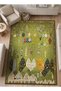 Sdt Traditional Theme Patterned Modern Woven Base Decorative Carpet Sdt1272Green
