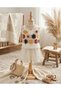 Girl's holiday-themed ruffle detail two-piece summer outfit set - 2