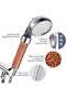 Shower Head Set with Hose and Bracket, Filter Filtration 3 Settings High Pressure Water Saving - 4