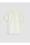 Ecru Boys' Linen Blend Vest Suit - 8