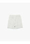 Cotton Lace-Up Waist Striped Shorts - 5
