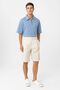 High Waist Pleated Relaxed Bermuda Men's Shorts - 4