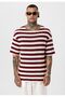 Black Striped Oversize Knitwear Sweater - 2