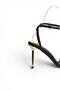 Y820016404 Brown Fabric Thin Heeled Women's Evening Dress Shoes - 7
