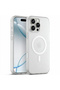 Magnetic Case for iPhone 16 Pro Max, MagSafe, Shockproof, Matte, White