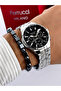 Men's Wristwatch with Steel Cord Function 3 Atm Waterproof with 2 Years Warranty+Bracelet as a Gift - 4