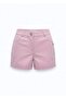 Organic Canvas Pink Summer Girls' Shorts - 2