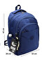 Luxury Satin Water Repellent Fabric Large Size Backpack Middle School High School School Bag / 16500 - 3