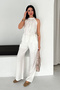 Women's Belt Detailed Casual Lined Suit - 2