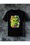 Alien Good Vibes Printed Oversize T-Shirt