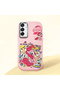 Pink Silicone Case with Shock-Absorbing Camera Protection Compatible with Samsung Galaxy M15