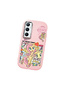 Realme C65 4g Compatible Shock-Absorbing Camera Protected Pink Silicone Case - 3