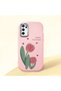 Oppo A54S Compatible Shock-Absorbing Camera Protected Pink Silicone Case