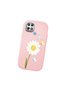 Oppo A15/A15S Compatible Shock-Absorbing Camera Protected Pink Silicone Case - 3