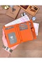 Genuine Leather Multi-Compartment Zippered Magnetic Women's Wallet 2149 - 2