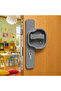 (10 Pieces) School Door Handle – Child-Safe, Safety-Resistant Plastic Door Handle for Nursery, Kindergarten, and Classroom Doors - Gray - 2