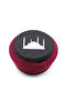 Children's Cami Sarigi - Burgundy Fabric - Black Skullcap - Plain Wrap - Cami Embroidered - 5 Meters